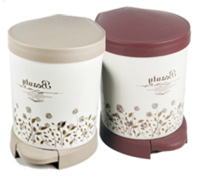 花纹脚踏缓降垃圾桶156A1