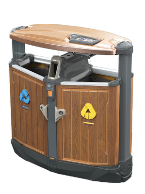 分木纹类果皮箱071