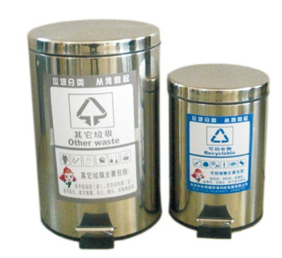 20升、8升不锈钢房间垃圾桶149